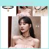 Nytt Koreansk Stil Chokerhalsband med Förtrollande Bi-design för Damtillbehör