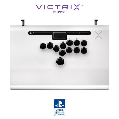 [oficiálně licencovaný produkt Sony] victrix pákový akekon victrix od pdp pro fs-12 arkádová bojová hůl pro playstation 5 - bílá, victrix páková a
