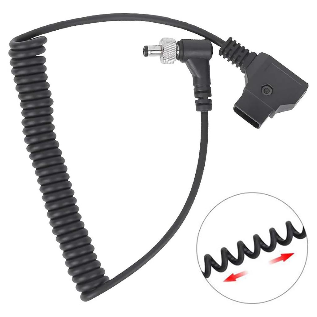 Hassle Free Setups D Tap to Locking DCMonitor Power Cable with Self Lock Connector for LCD Assist Monitors Video Device