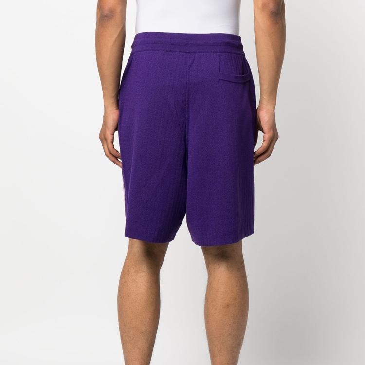 Y-3 Printed Logo Sports Casual Shorts Men Shorts Deep-Purple IA3098