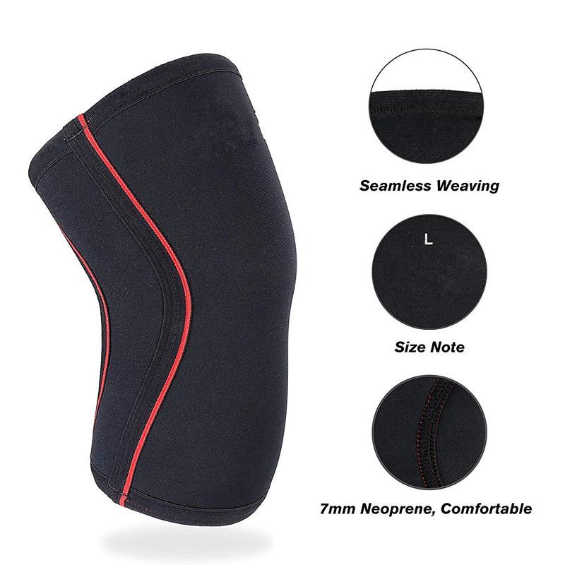 Knee Compression Knee Brace 1 Pair Compression Support and Protection for Weightlifting Exercises