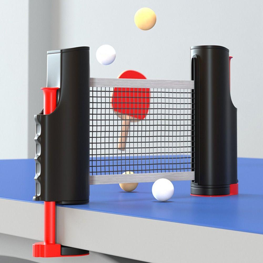 Stretchable Mesh Frame Portable Table Tennis Net Table Tennis Racquet Net  Outdoor Training