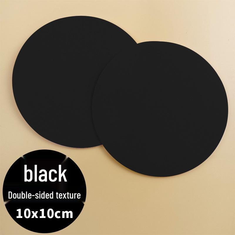 Cross-Border Double-Sided PU Leather Waterproof Non-Slip Coasters - Customizable Corporate Logo Insulation Pads
