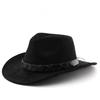 Casual denim ancient jazz hat ethnic style woolen hat felt ancient suede hat cowboy hat