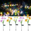 Waterproof Design Solar Garden Lights Solar Powered Stake Lights Solar Powered Lights Artificial Plants Narcissus