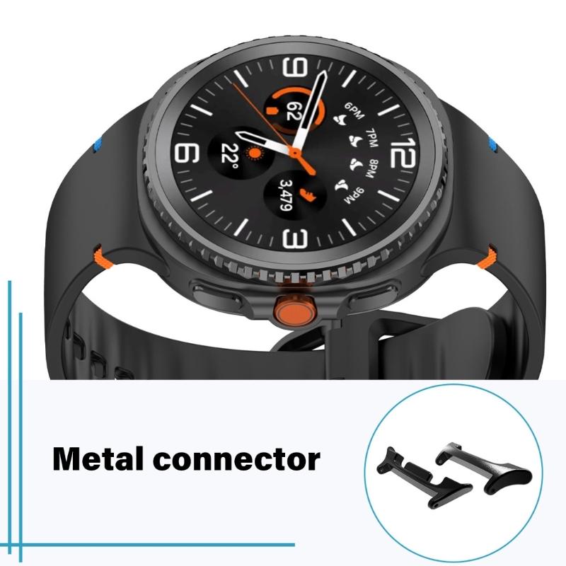 Watchband Metal Connector 22mm Quick Release Pin Adapter Watch Band Connection for Watch 8 40/44mm 46mm