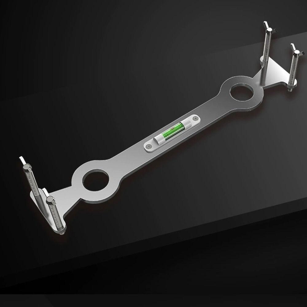 With Bubble Level Indicator Stainless Steel Fixed Leveler for Effortless Water Heaters Shower