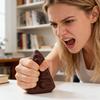 Chocolate Mousse Cake Squeeze Toy Chocolate Cream Sensory Anti-Anxiety Simulated Toy Simulation Food Photo Props