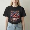 Unisex Unisexs TShirts 2 Fiddy Funny 250th Anniversary 4th Of July Funny 100 Cotton Tee Shirt T Shirts Round Collar Clothes New