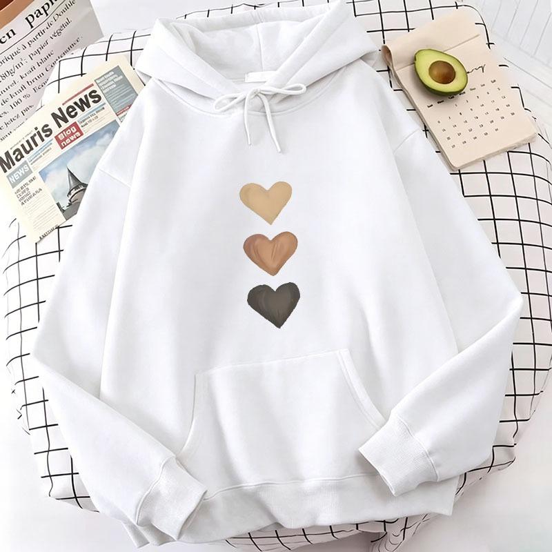 Casual Love Heart Print Hoodies Spring Autumn Winter Casual Hoodies Sweatshirts Men Women Graphic Hoodie Sweatshirt