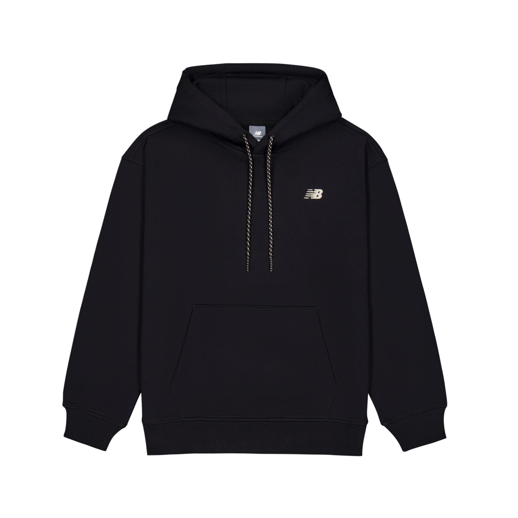 New Balance Sweatshirts Men s BK Hooded Moderate Regular MT61E2J6-BK 2XL