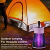 Lampa proti komárům 360stupňové ultraširoké pokrytí Nízká hlučnost USB nabíjení IPX7 vodotěsná Venkovní lampa na hubení komárů