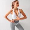 Yaz Hollow Out Dikişsiz Spor Sütyeni Yoga Üstü Kadın Giyim Düz Rahat Yoga Atlet Üstleri Kadın Koşu Fitness İç Çamaşırı Yoga Yeleği Bayan 24413