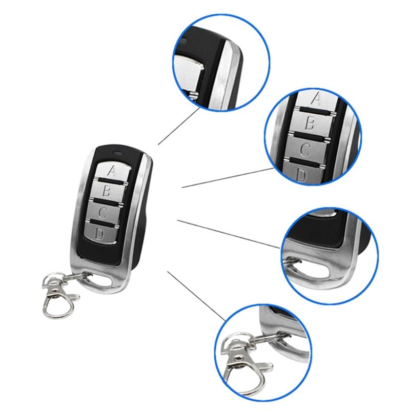 Set of 4 Wireless Remote Controls Plastic Wireless Remote Controllers Remote Control Openers Upgrades for Garage Door