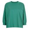 Shop   Women Loose FiT Round Neck 7 Sleeve Plain T shirT Dai Wsh 20385 Green