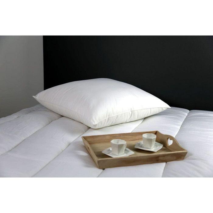 Lot de 2 oreillers microstar Médium Anti-Acariens "DODO" - 50 x 70 cm