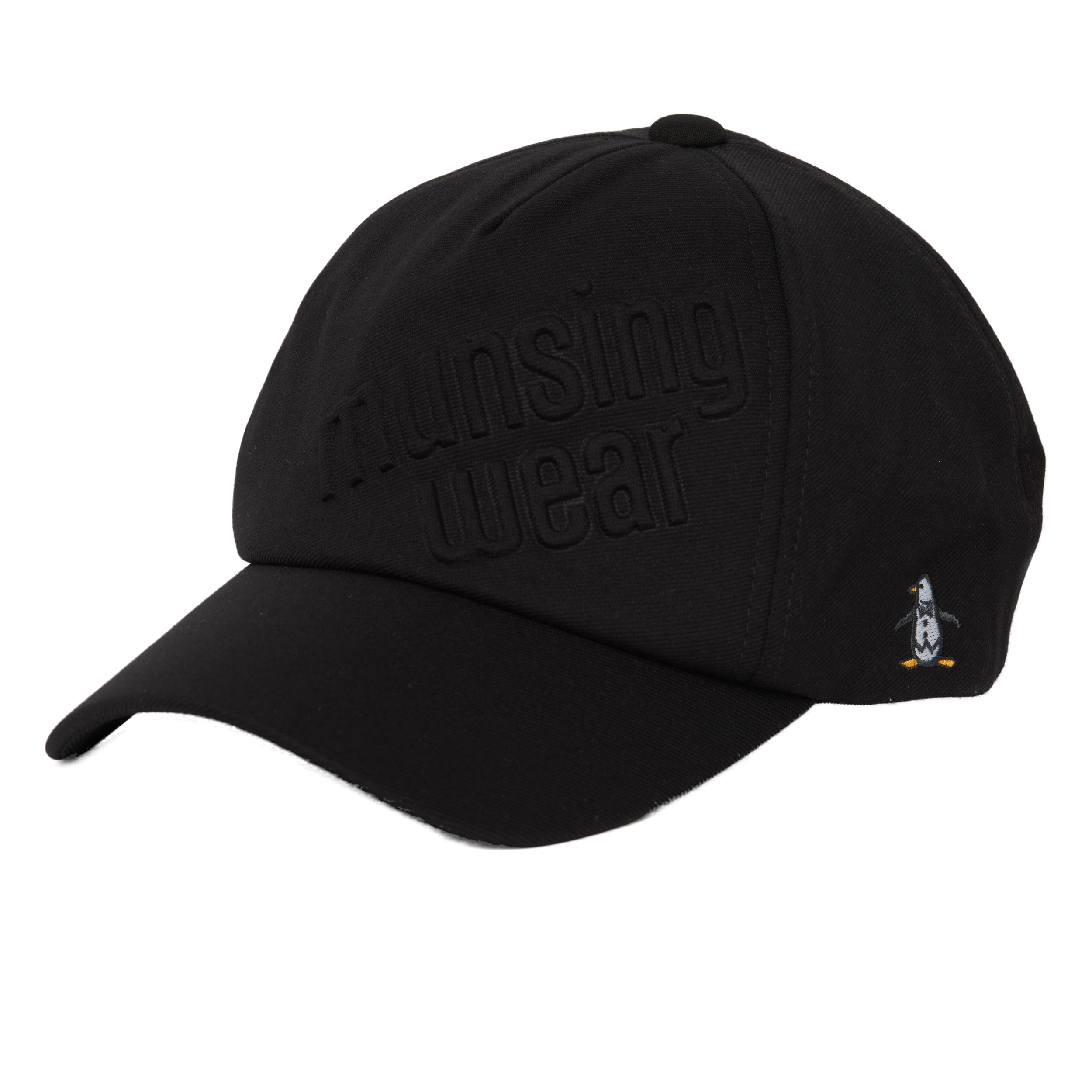 

[Munsingwear] Cap [ENVOY] 3D front logo fitted hat sporty golf MEBXJC03 men s BK00 (black)
