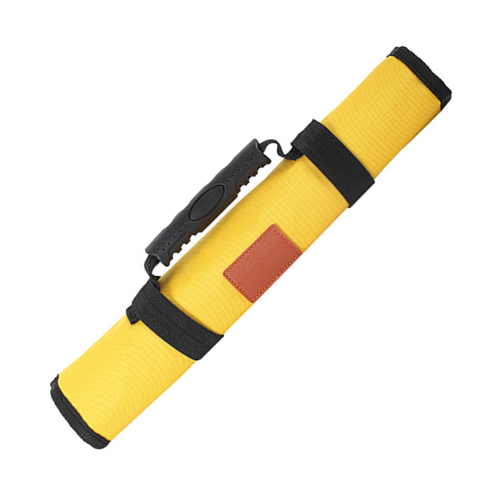 

Сворачиваемая сумка для инструментов Органайзер для инструментов на молниях Портативные сумки для хранения инструментов Ткань Оксфорд для механика электрика любителя жёлтый