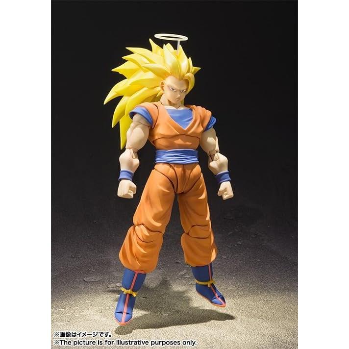 TAMASHII NATIONS S.H. Figuarts Dragon Ball Z Super Saiyan 3 Son Goku (Reissue) Approximately 155mm PVC ABS Painted Movable Figure