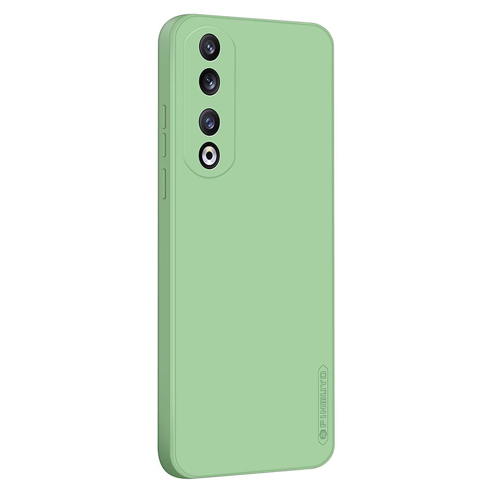 

PINWUYO JK Touching Series for Honor 90 Case Precise Cutout Mobile Phone TPU Cover Matcha Green