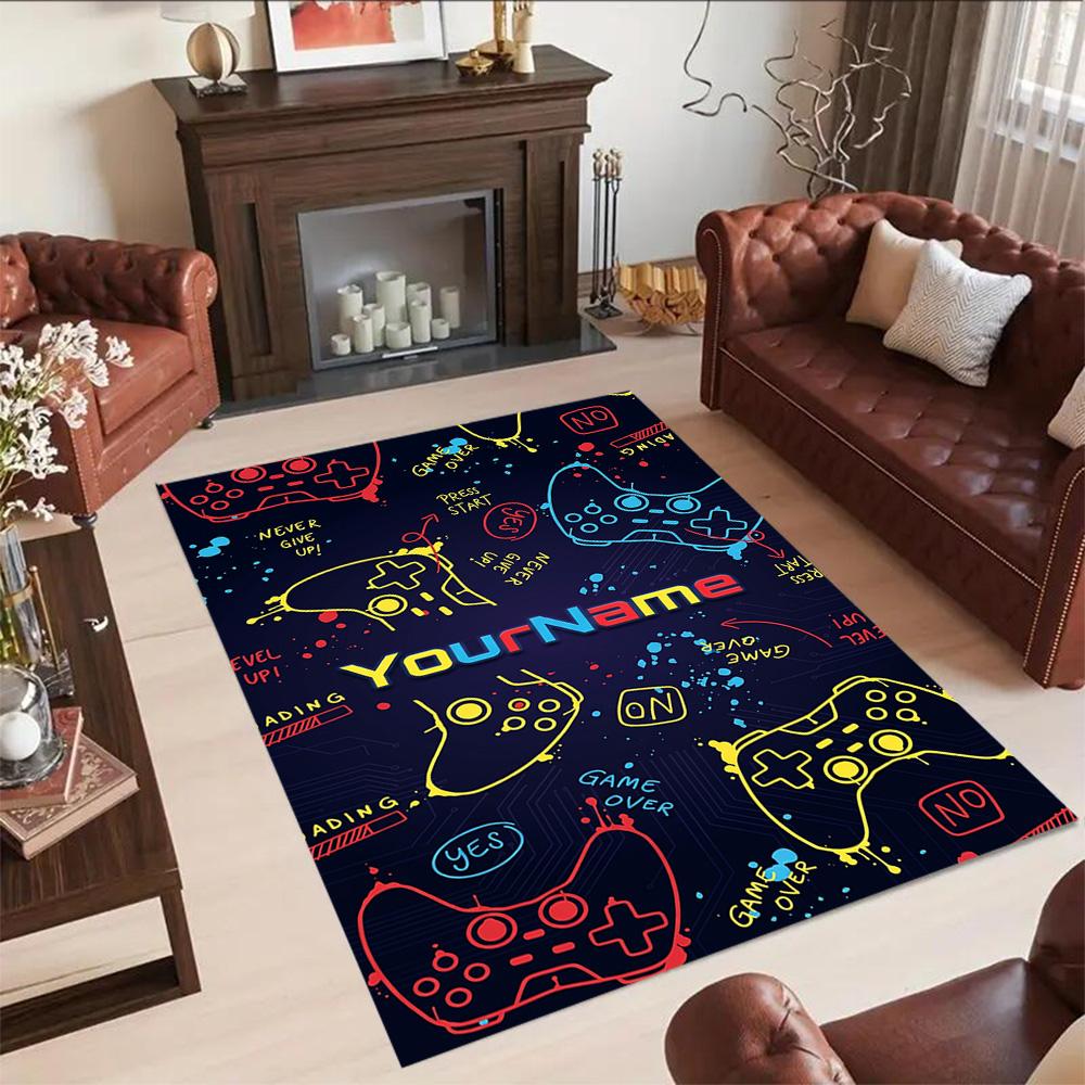 Roblox 491 Customize Your Name Floor Mat Perfect for Balcony Living Rooms Game Room Study room Anti-slip Rug Anime Office Decor Wedding Party Gift