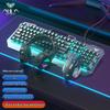 AULA F3010 Wired Mechanical-Feel Gaming Keyboard, Mouse, and Headset Combo