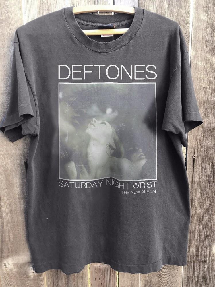 

New Deftones Saturday Night Wrist Retro Rock Band Charcoal Unisex TShirt S5XL Unisex T-Shirt XXXL
