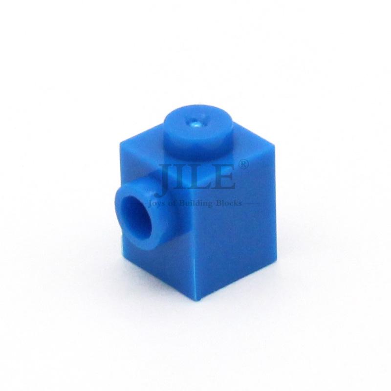 50pcs Moc Creative Brick Modified 1x1 with 2 Hole 87087 DIY Basics Enlighten Building Blocks Classic Compatible Assembles Parts