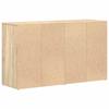 Sideboard in Sonoma Oak Finish 120 x 36 x 69 cm Particleboard