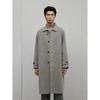GXG Men's Fashion Long Wool Blend Overcoat