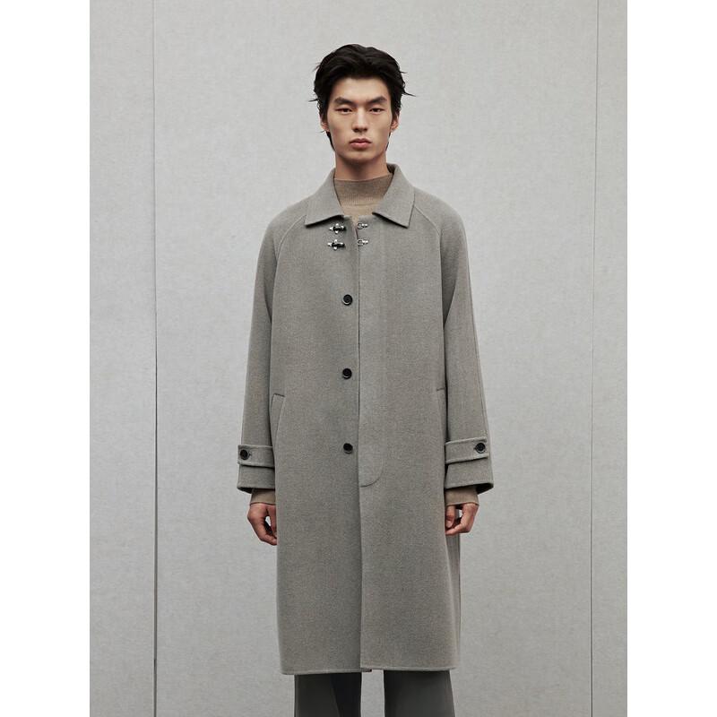 GXG Men's Fashion Long Wool Blend Overcoat