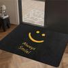 Glam "HOME" Sparkle Door Mat - Black & Shimmering Modern Floor Mat for Stylish Entryway Decor