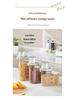 Multi-Grain Storage Canister with Measuring Cup - Sealed Plastic Container for Rice, Flour, and Grains