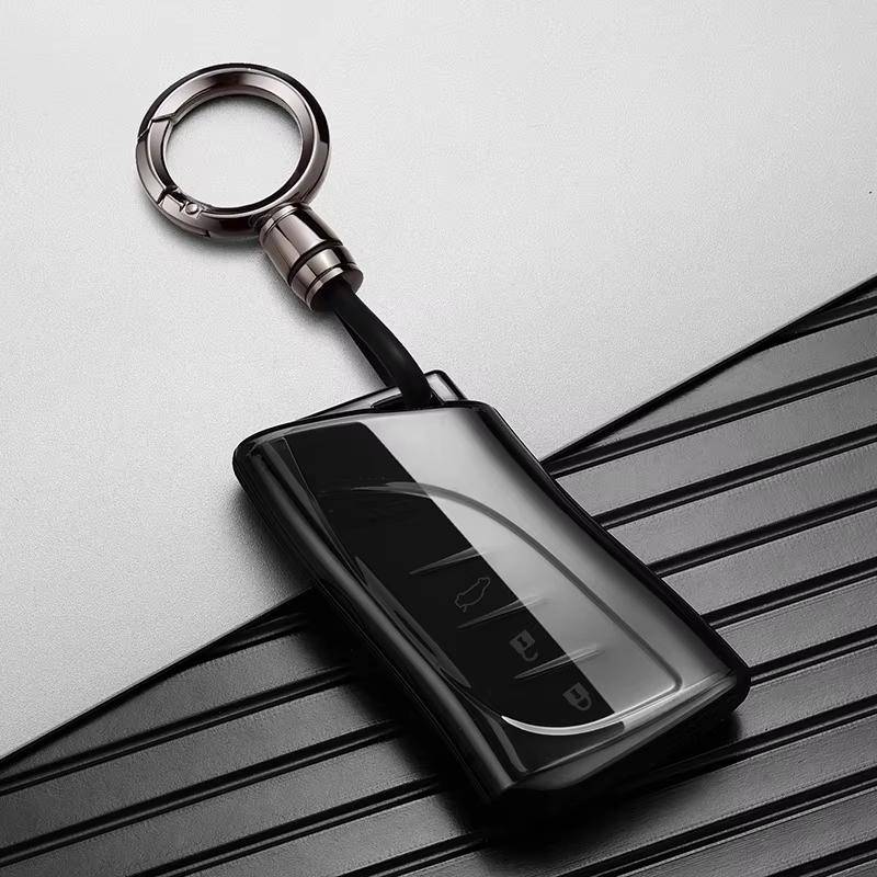 Transparent Black Soft TPU for Lexus RX 300 330 350 400h ES GS RX LX GS GX NX Is 250 200 LX470 570 GX460 Car Key Case Cover Fob