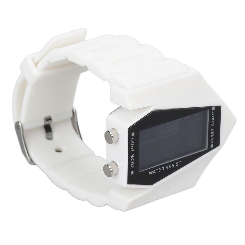 Sport Elektronisk Klokke Dato Vis Alarm Funksjon Flystil Vanntett LED Elektronisk Klokke