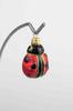 Christmas Tree Glass Bauble - Ladybug