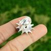 Natural Tigers Eye Multi Stone Promise Flower Ring Jewelry 925 Sterling Silver