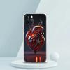 Mechanical Heart Phone Case for iPhone 16 15 14 13 12 Pro Max Transparent Soft for iPhone 11 Pro Max 7 8 Plus XS XR Shell