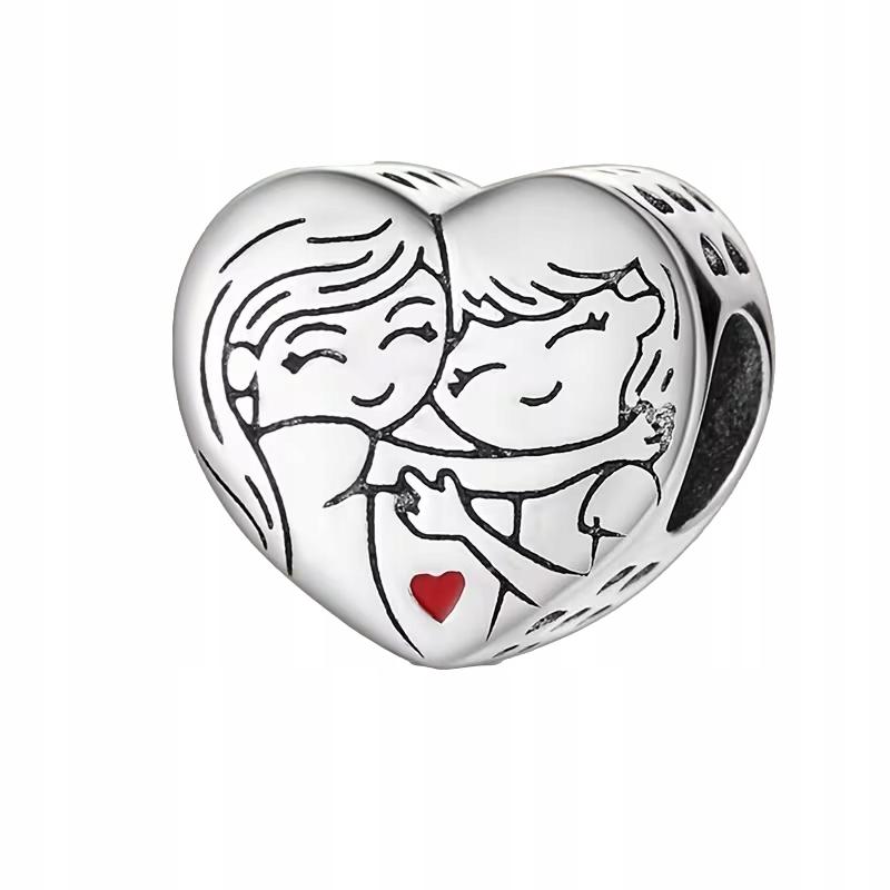 Modular Bead Pendant Silver S925 Sisters Gift For A Loved One