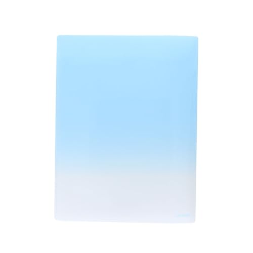 Sun-Star Stationery Clear File, A4 Size, with Sequins, Double-Page Opening Clear File, Blue Soda, S2174561