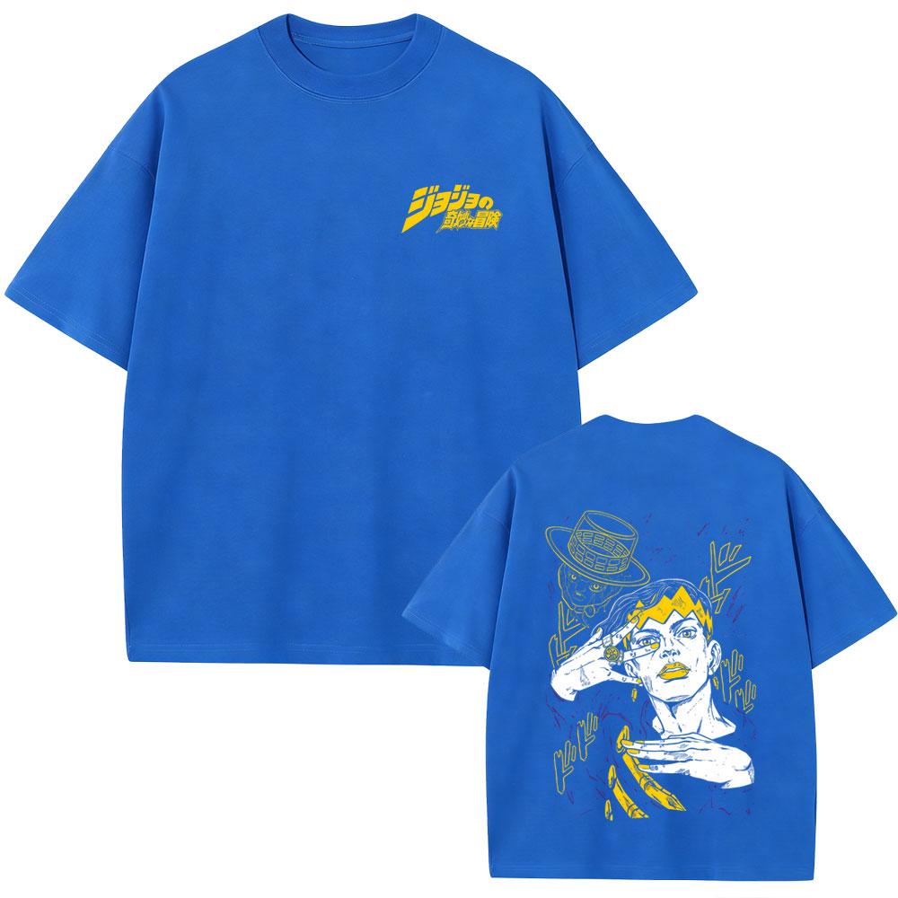 Anime Jojos Bizarre Adventure Rohan Kishibe Graphic T Shirt Unisex Women Unisexga Fashion Trend Short Sleeve Tshirts Y2k Streetwear