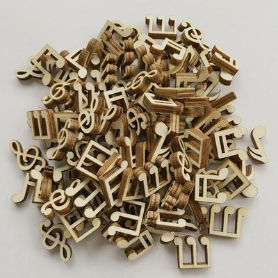 Offre spéciale: Jolis Loisirs Créatifs en Bois Notes de Musique - Jouets Faits Main DIY, Style Créatif