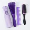 4pcs Hair Brush Set with Hair Spray bottle,Detangling Brush and Hair Comb Set for Men and Women Getting Shine Makes Hair Smooth
