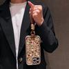 Cute Flower Pattern Lanyard Strap Rope Phone Case For iPhone 16 17 Pro Max 11 12 13 14 15 16E XS X XR 7 Plus Silicone Soft Cover