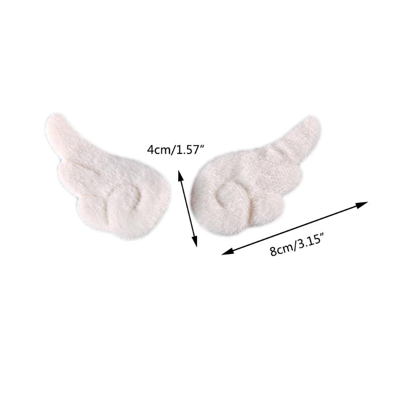 Angel Wing Hair Clips Cartoon Hair Barrette Trendy Non Slip Hair Clamps Ponytail Holder Sweet Side Clip Hair Accessories
