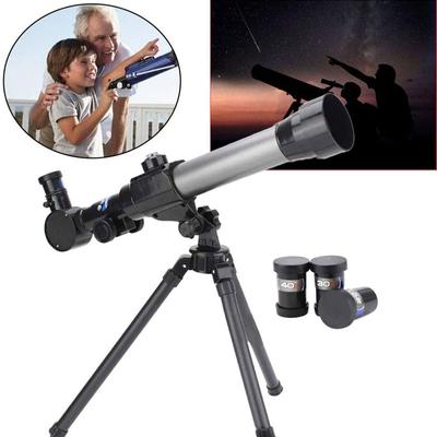 Kit télescope lunaire pour enfants, télescope pour débutants en astronomie, télescope astronomique spatial 40x, télescope de voyage portable, taille unique
