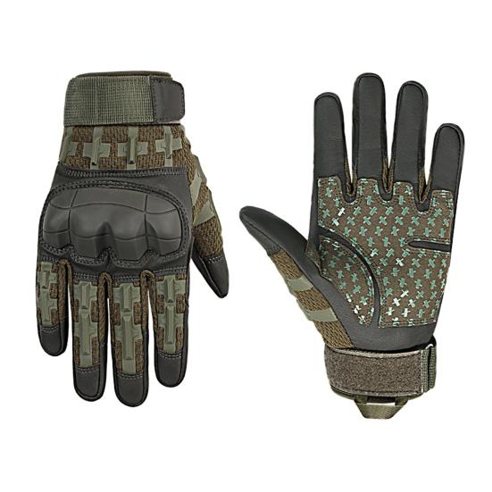 1 Pair Full Finger Tactical Gloves Breathable Anti-Slip Touchscreen Outdoor Climbing Cycling Hunting Camping Airsoft Motorcycle