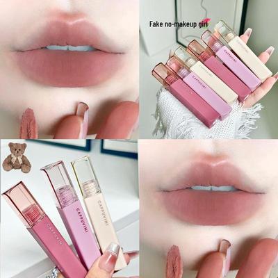 Cappuvin Art Velvet Matte Lipstick - Long-lasting, Waterproof, Non-fading, Non-stick.