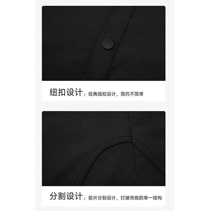 ROMON Men's Long-Sleeve Minimalist Casual Shirt