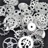 Zinc Zinc Alloy DIY Jewerly Accessories 10 Color Mixed Gear Decoration Punk Steam Gear Pendant  Craft Lovers